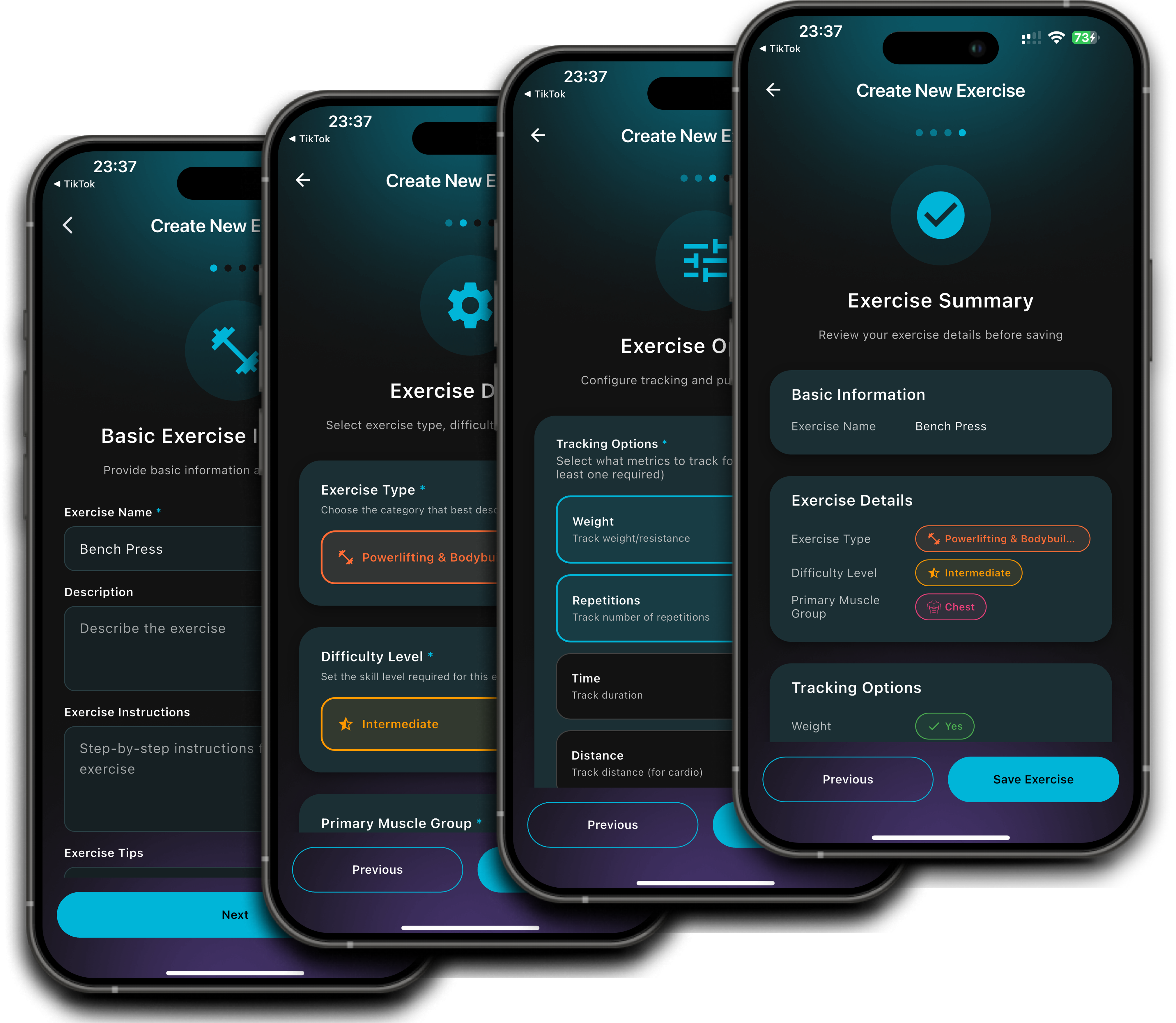Create Custom Exercises